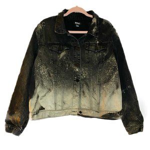 NWOT Custom Tie Dyed Buffalo Women's Denim Jacket